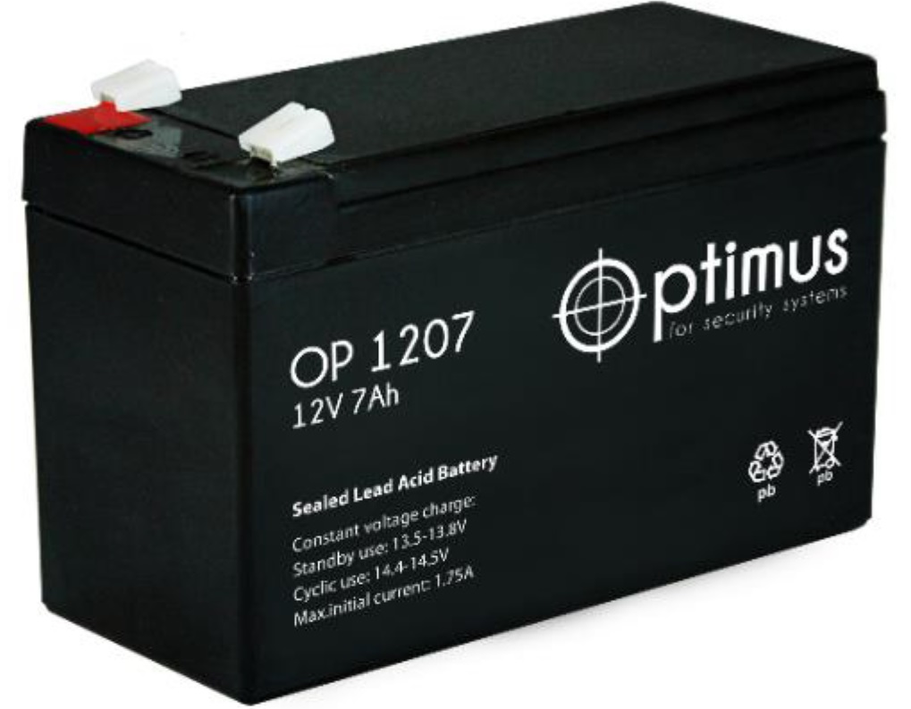 Аккумулятор OP 1207 Optimus